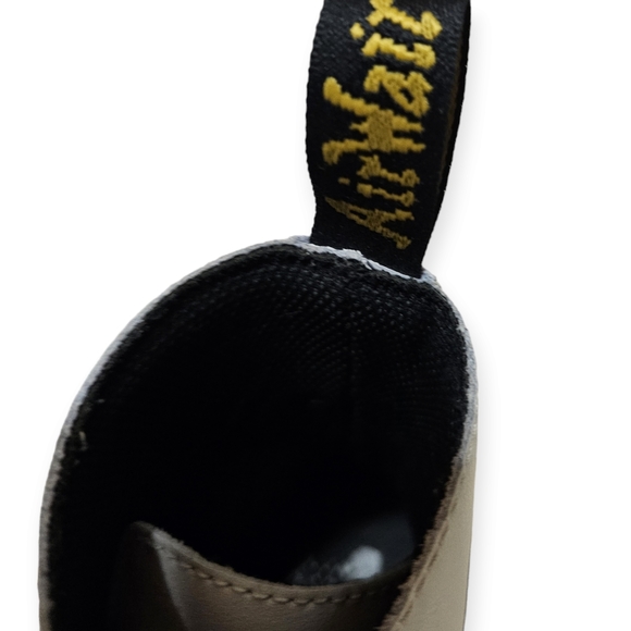 Dr. Martens Luana White Leather Ankle Boots - Picture 9 of 15